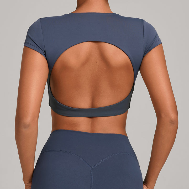 Rebel Short-Sleeve Crop Top 