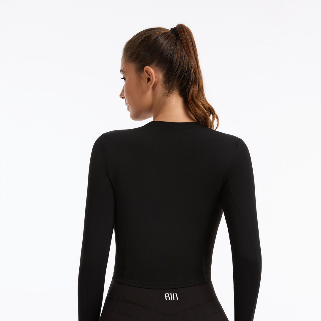Forge Long-Sleeve Crop Top 