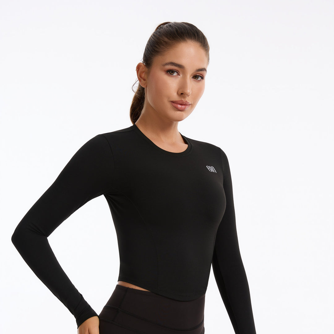 Forge Long-Sleeve Crop Top 