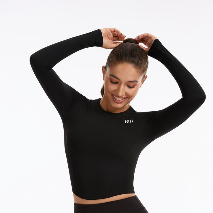 Forge Long-Sleeve Crop Top 