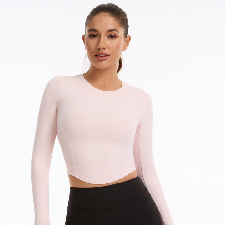 Forge Long-Sleeve Crop Top 