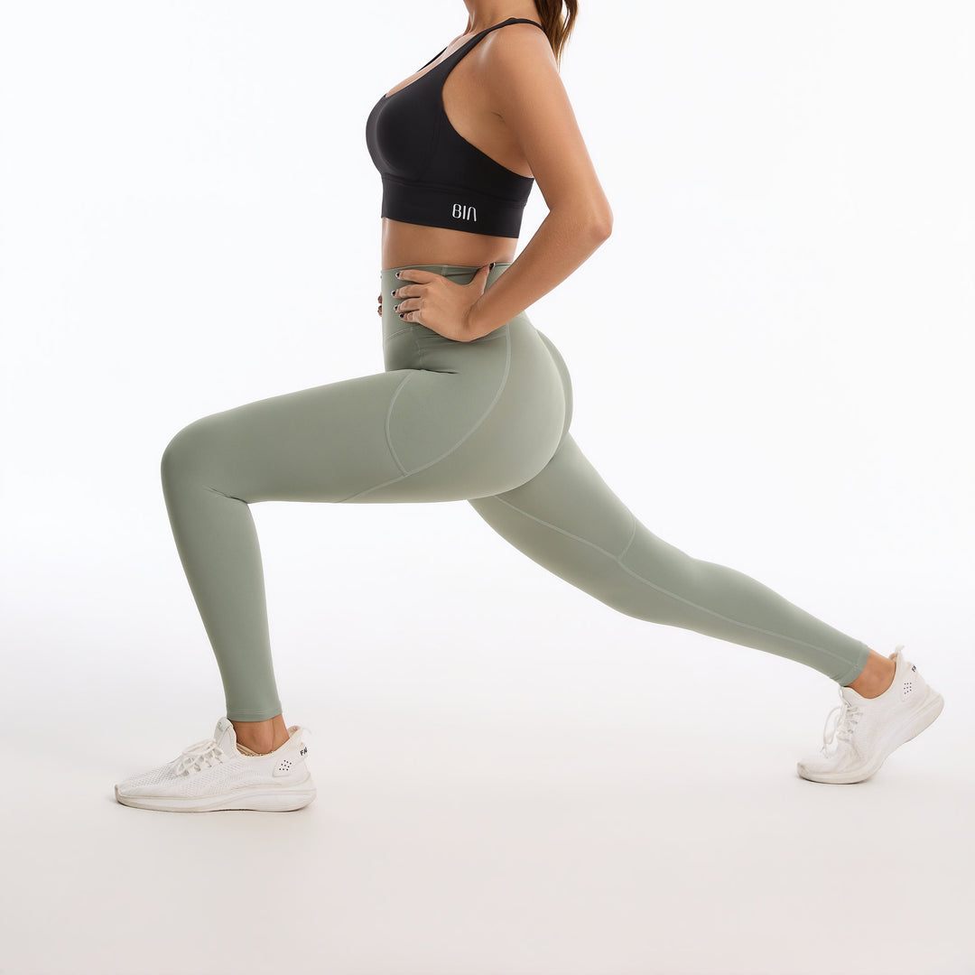 Grind High Waisted Pocketed Leggings 