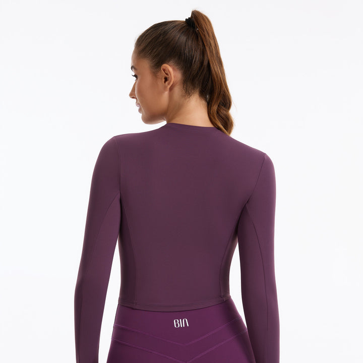 Forge Long-Sleeve Crop Top 