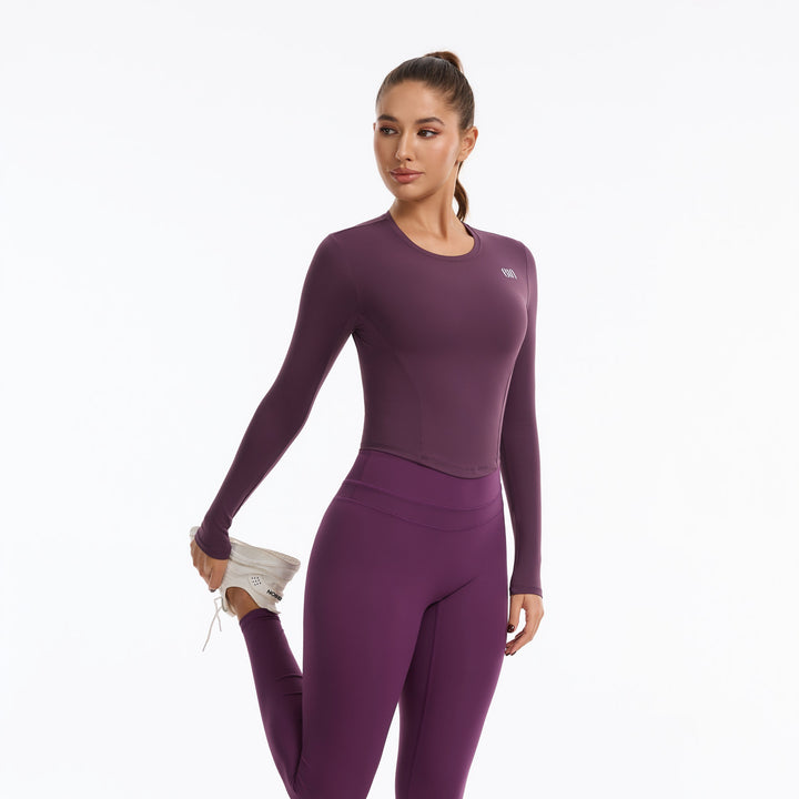 Forge Long-Sleeve Crop Top 