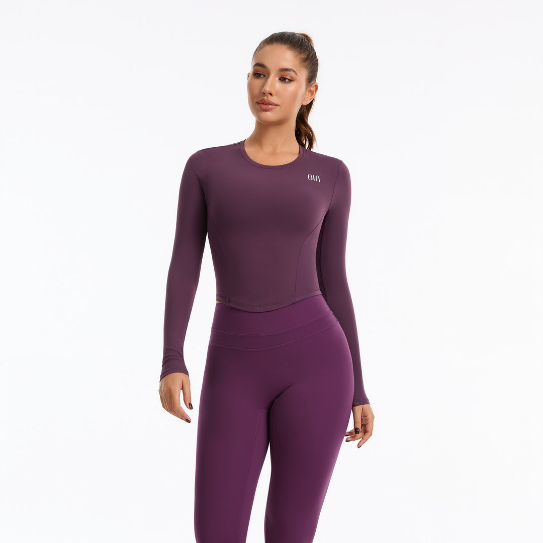Forge Long-Sleeve Crop Top 