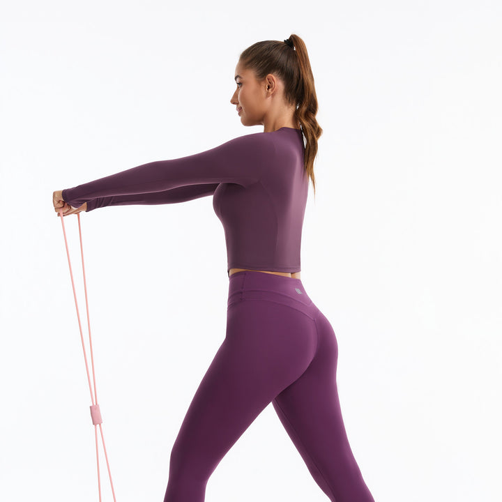 Forge Long-Sleeve Crop Top 