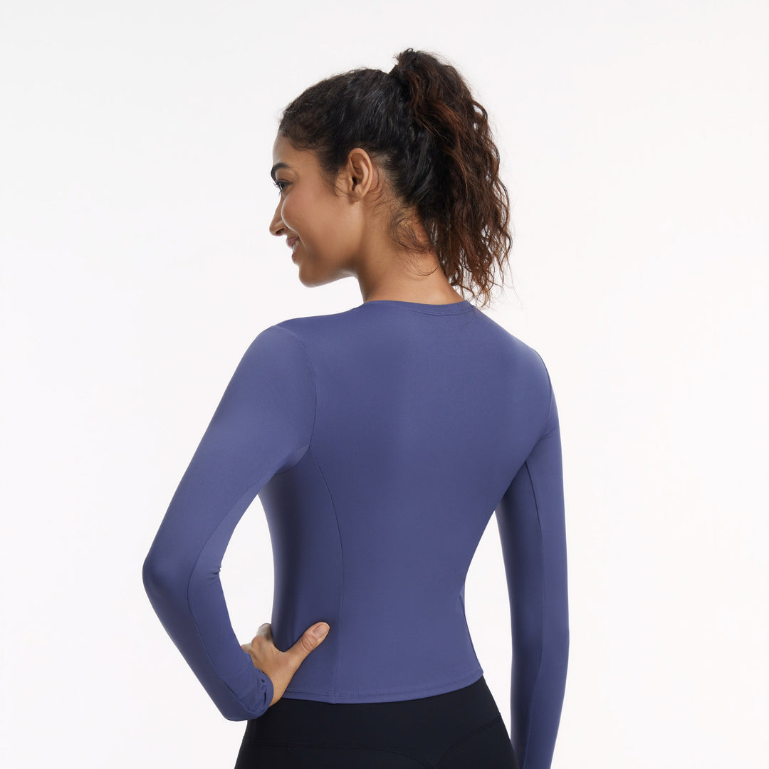 Forge Long-Sleeve Crop Top 