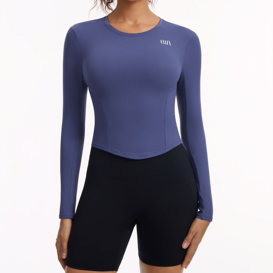 Forge Long-Sleeve Crop Top 