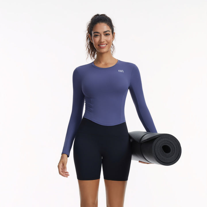 Forge Long-Sleeve Crop Top 