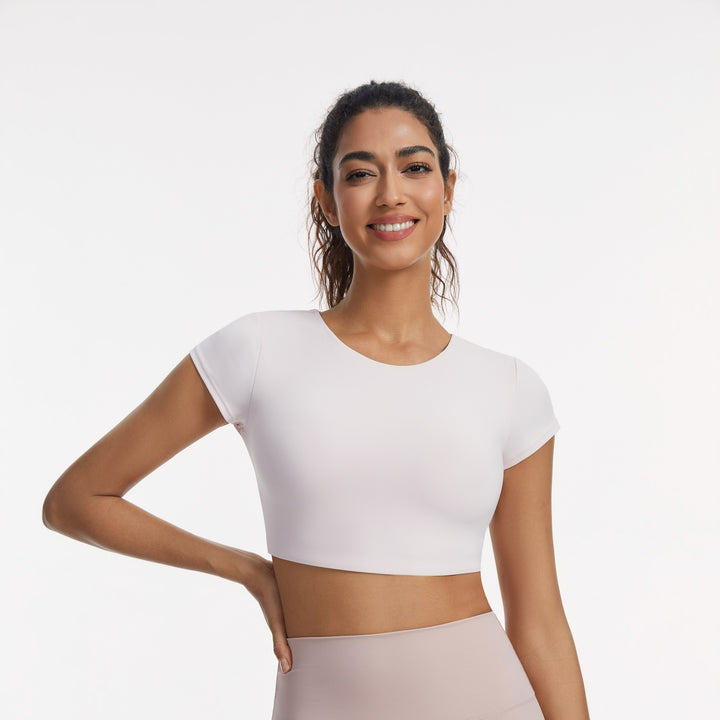 Rebel Short-Sleeve Crop Top 