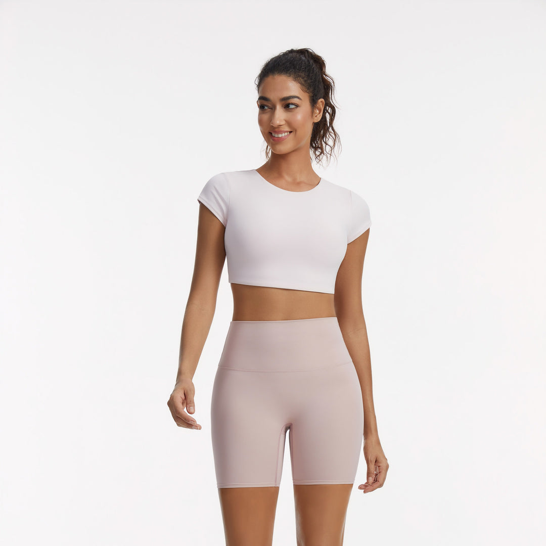 Rebel Short-Sleeve Crop Top 