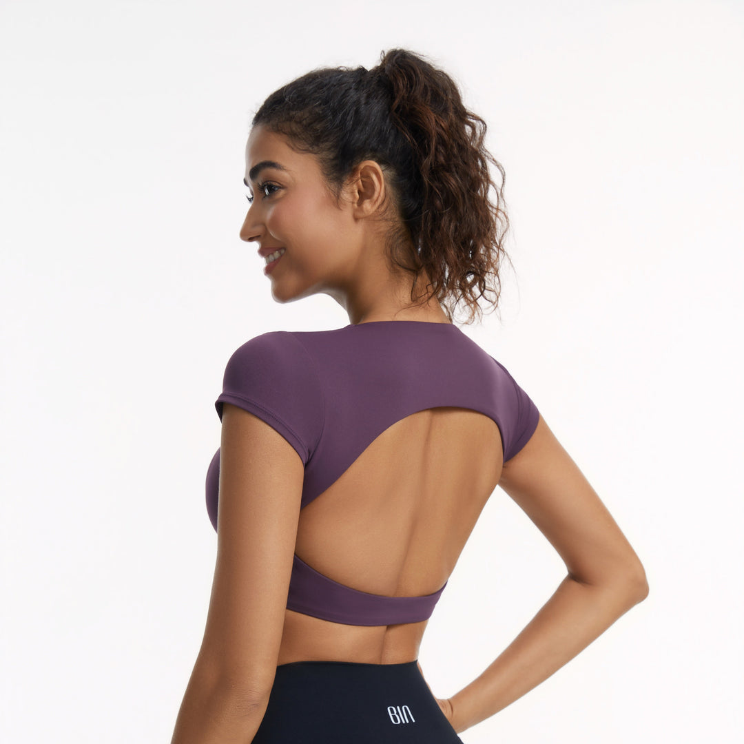 Rebel Short-Sleeve Crop Top 