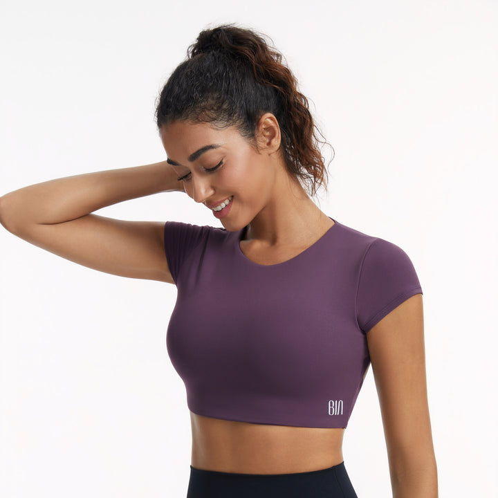 Rebel Short-Sleeve Crop Top 
