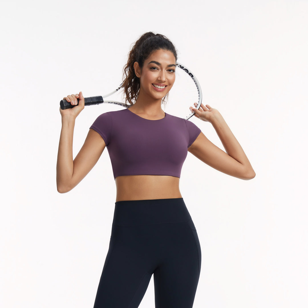 Rebel Short-Sleeve Crop Top 
