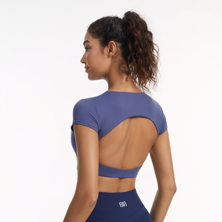 Rebel Short-Sleeve Crop Top 