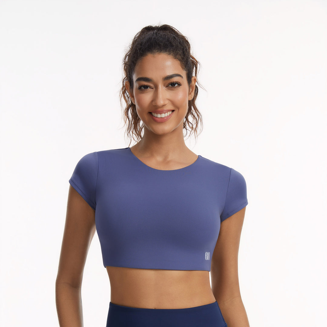 Rebel Short-Sleeve Crop Top 