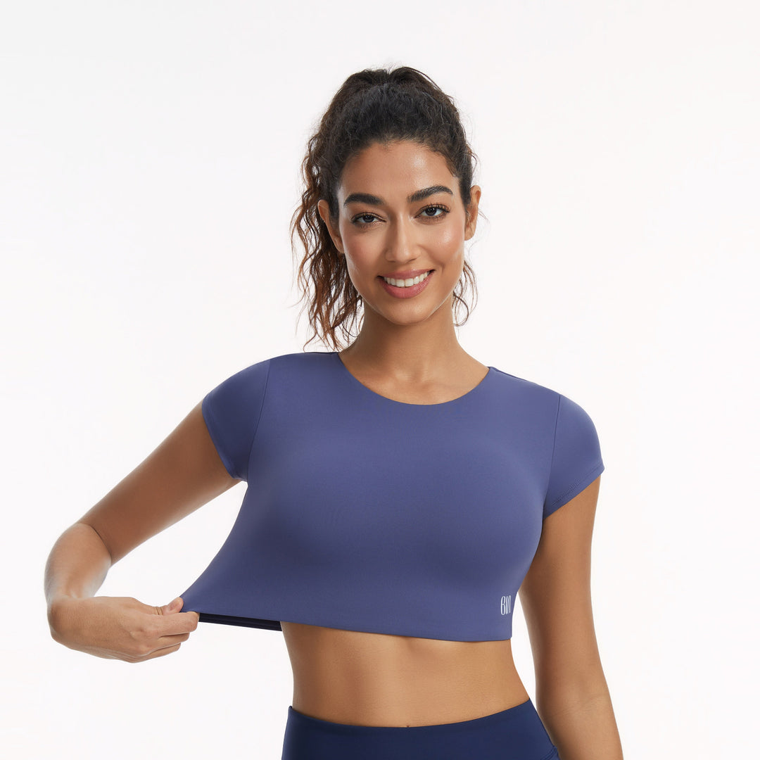 Rebel Short-Sleeve Crop Top 
