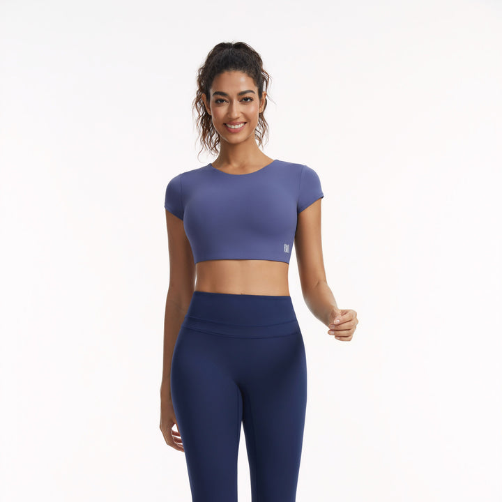 Rebel Short-Sleeve Crop Top 