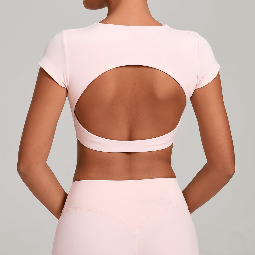 Rebel Short-Sleeve Crop Top 