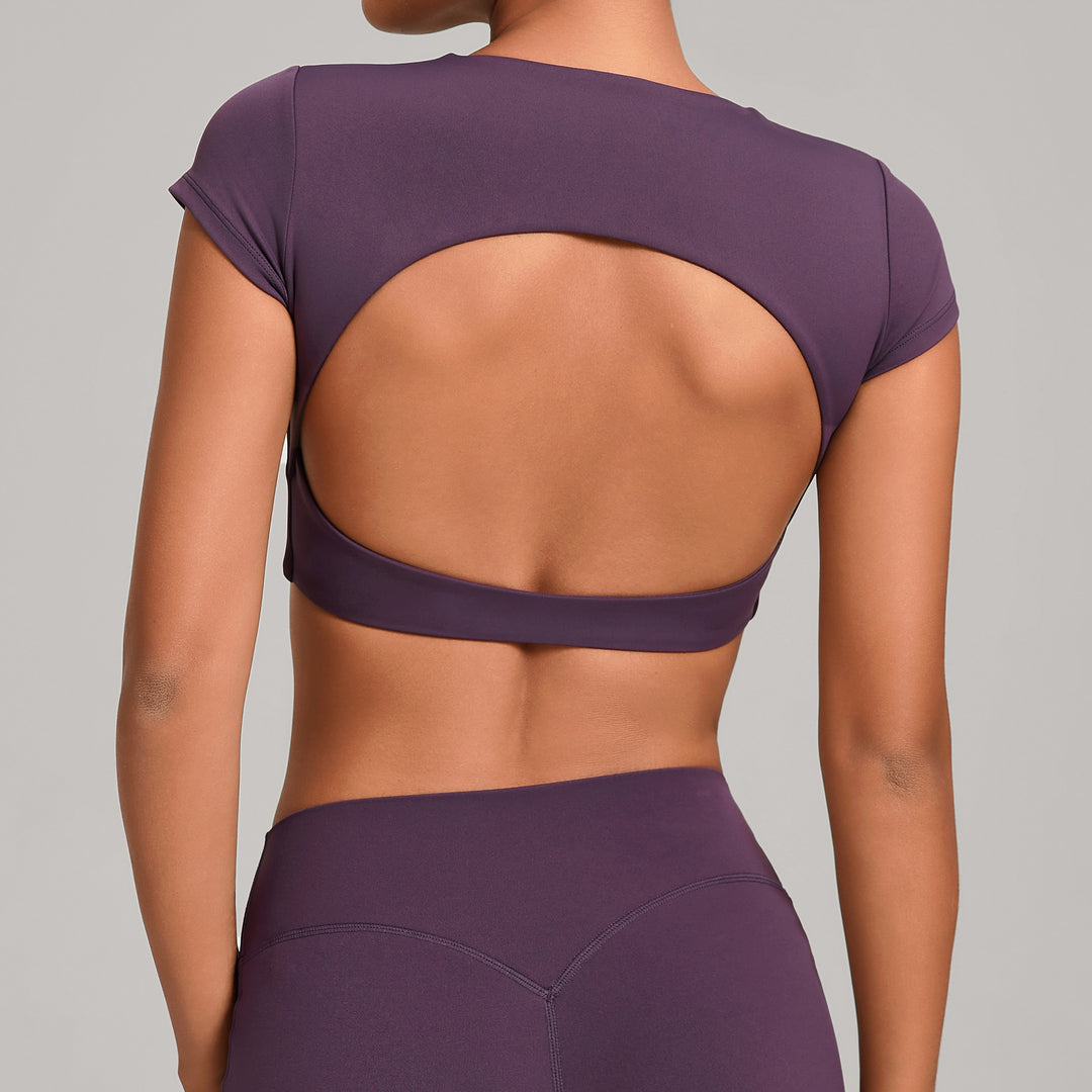 Rebel Short-Sleeve Crop Top 