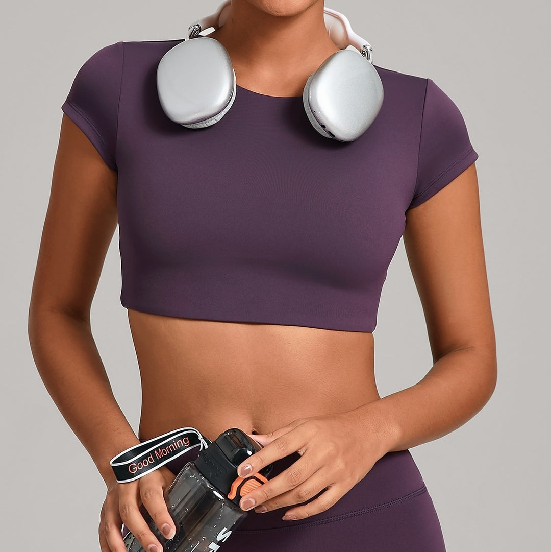 Rebel Short-Sleeve Crop Top 