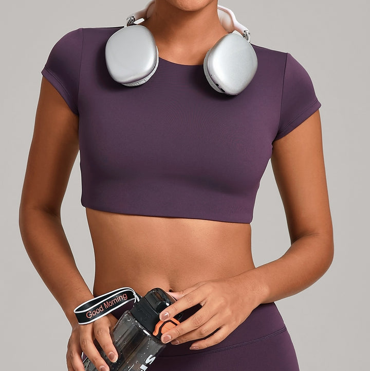 Rebel Short-Sleeve Crop Top 