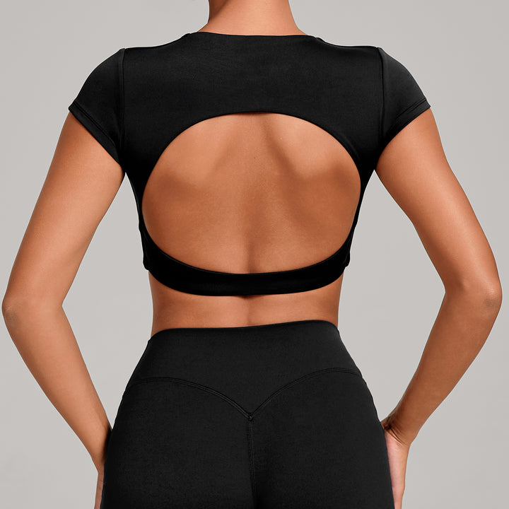Rebel Short-Sleeve Crop Top 