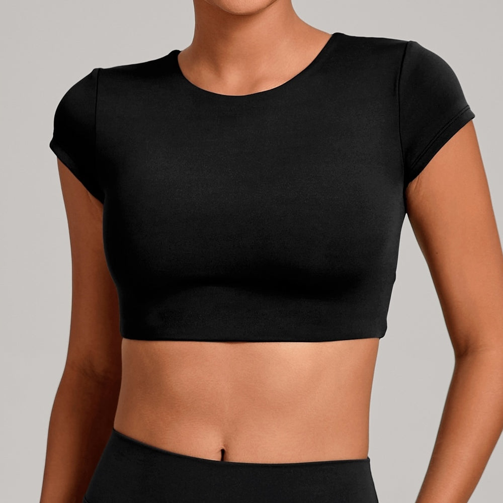 Rebel Short-Sleeve Crop Top 