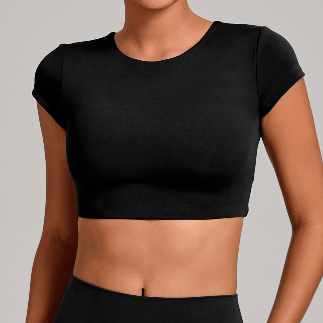 Rebel Short-Sleeve Crop Top 