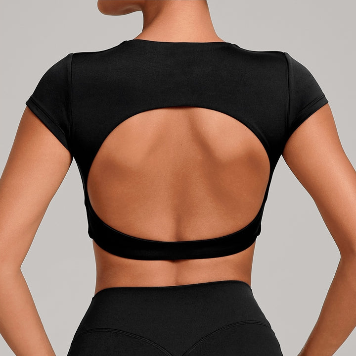 Rebel Short-Sleeve Crop Top 
